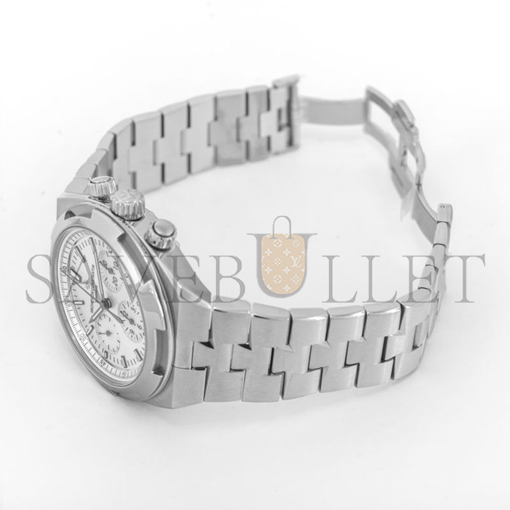 vacheron co*sta*t*n overseas silver dial stainless steel auT0matic watch 5500v/110a-b075